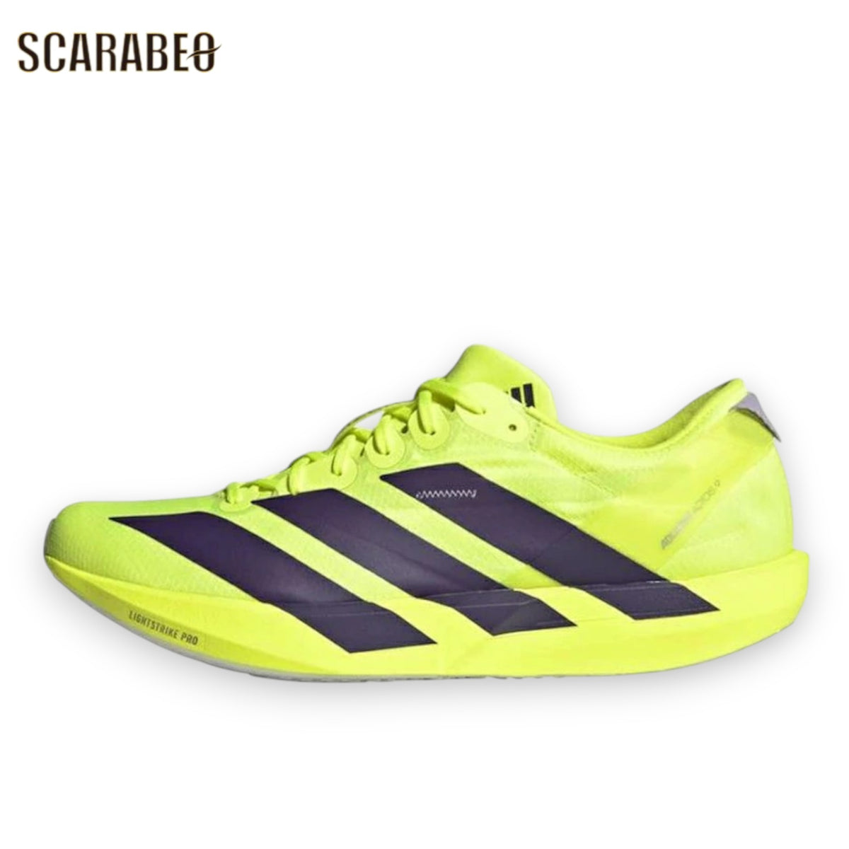 adidas アディダス アディゼロ ジャパン 9 メンズ ランニングシューズ Adizero Japan 9 NKL80 JQ0776 フラッシュイエロー 部活 マラソン トレーニング 軽量 高反発 jq0776