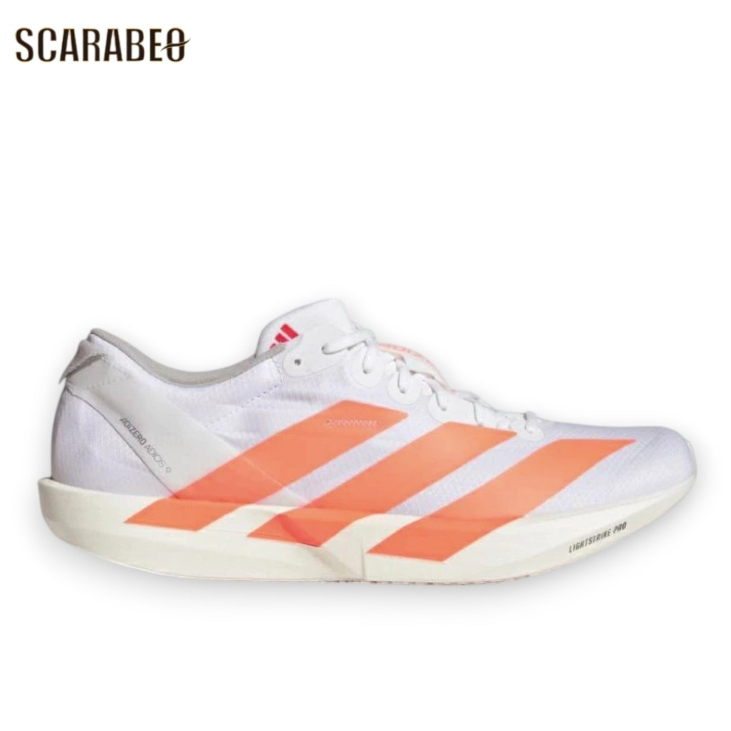 adidas アディダス ADIZERO JAPAN 9 M メンズ ランニングシューズ JQ0777 ホワイト オレンジ アディゼロ ジャパン9 軽量 高反発 マラソン 部活 トレーニング jq0777