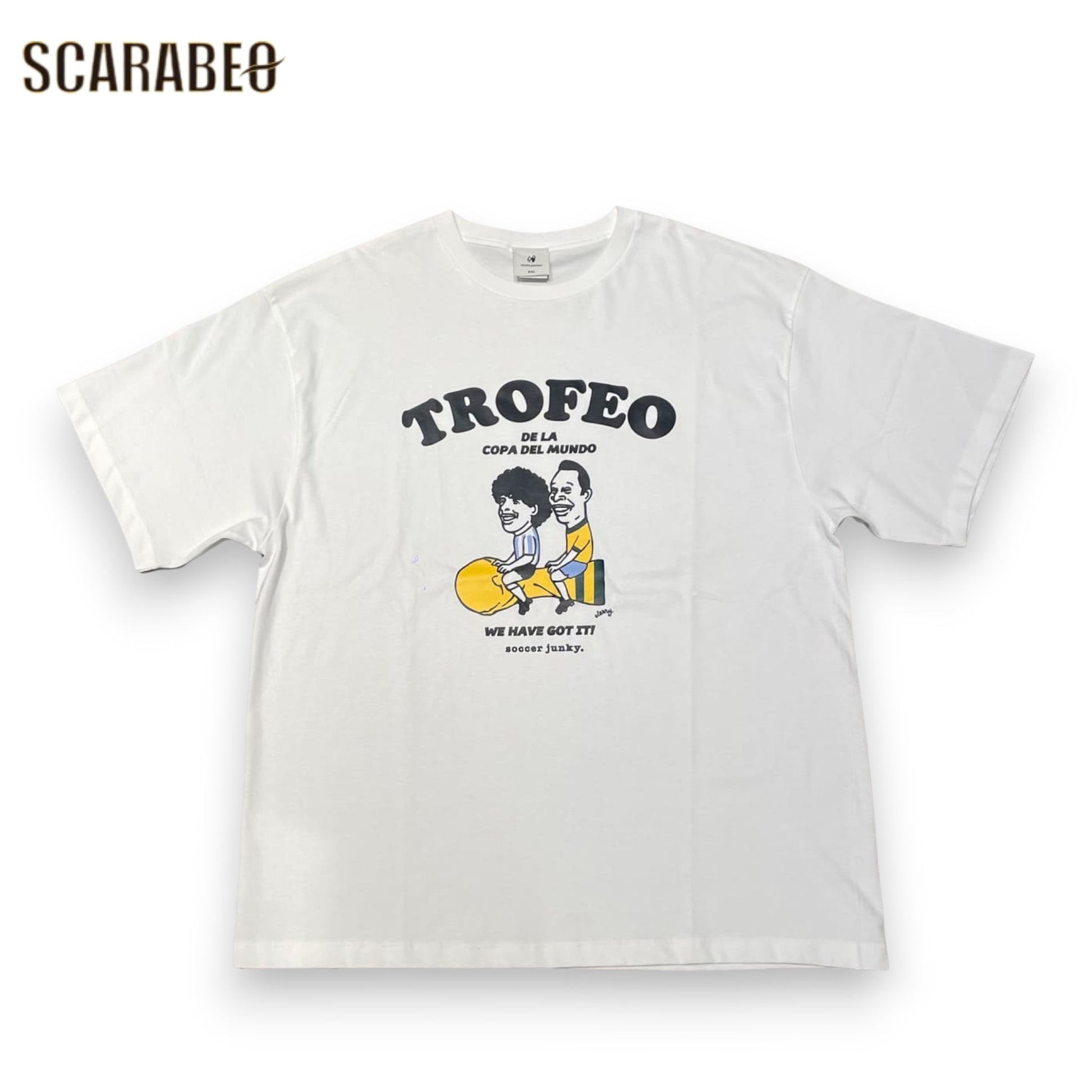 Soccer Junky サッカージャンキー 半袖Tシャツ TROFEO プレミアムTEE メンズ JERRYコラボ サッカー フットサル カジュアル 綿100％ jr26c10