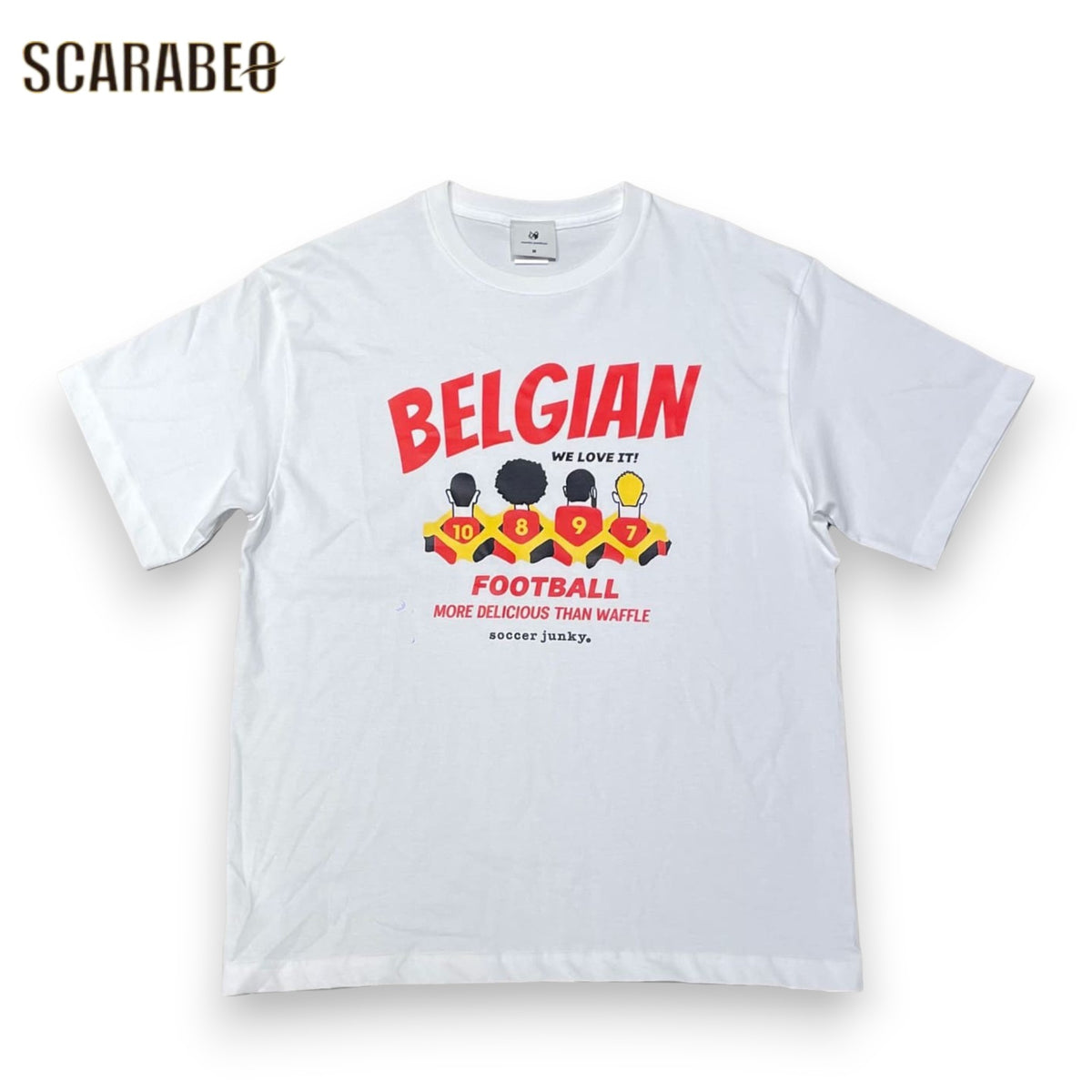 Soccer Junky サッカージャンキー BELGIAN プレミアム半袖Tシャツ メンズ JERRYコラボ サッカー フットサル カジュアル 綿100％  jr26c20