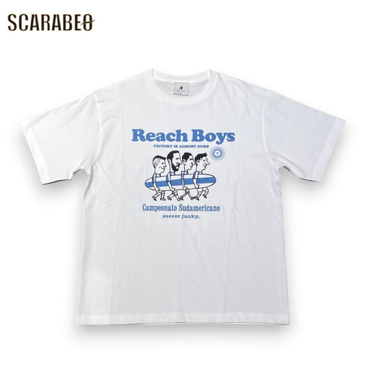 Soccer Junky サッカージャンキー Reach Boys プレミアム半袖Tシャツ メンズ サッカー フットサル カジュアル 綿100％ 半袖TEE jr26d00