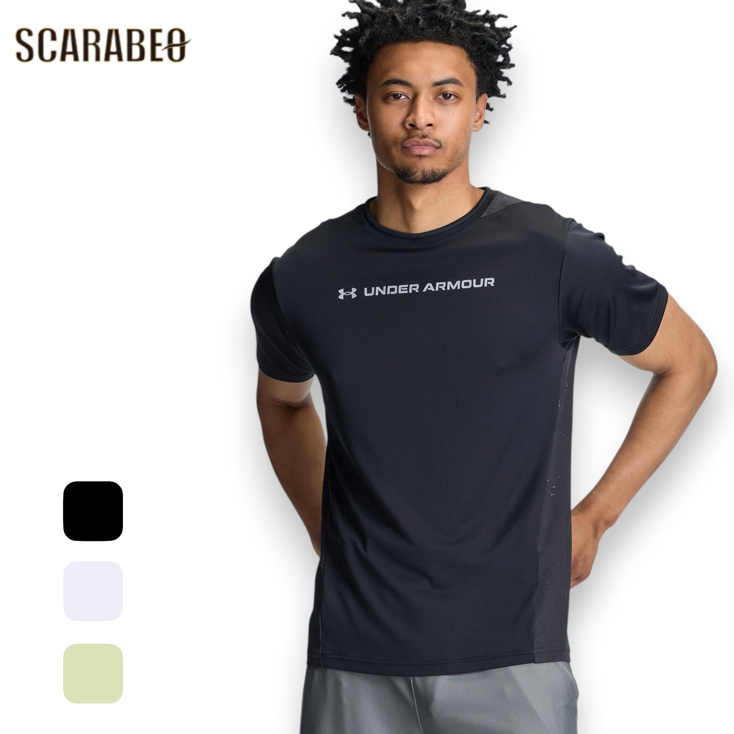 UNDER ARMOUR アンダーアーマー UAクール プロ ショートスリーブ Tシャツ メンズ 半袖 トレーニングウェア 接触冷感 吸汗速乾 ランニング スポーツ 6012586