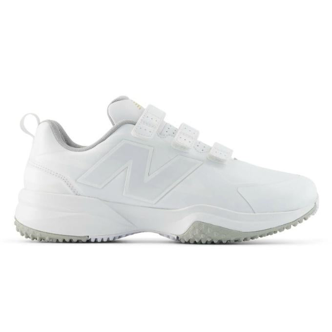 New Balance ニューバランス 1000 V1 Turf 4E ジュニア 野球 トレーニングシューズ ターフシューズ ホワイト FuelCell 幅広 ベルクロ アップシューズ m10008g4