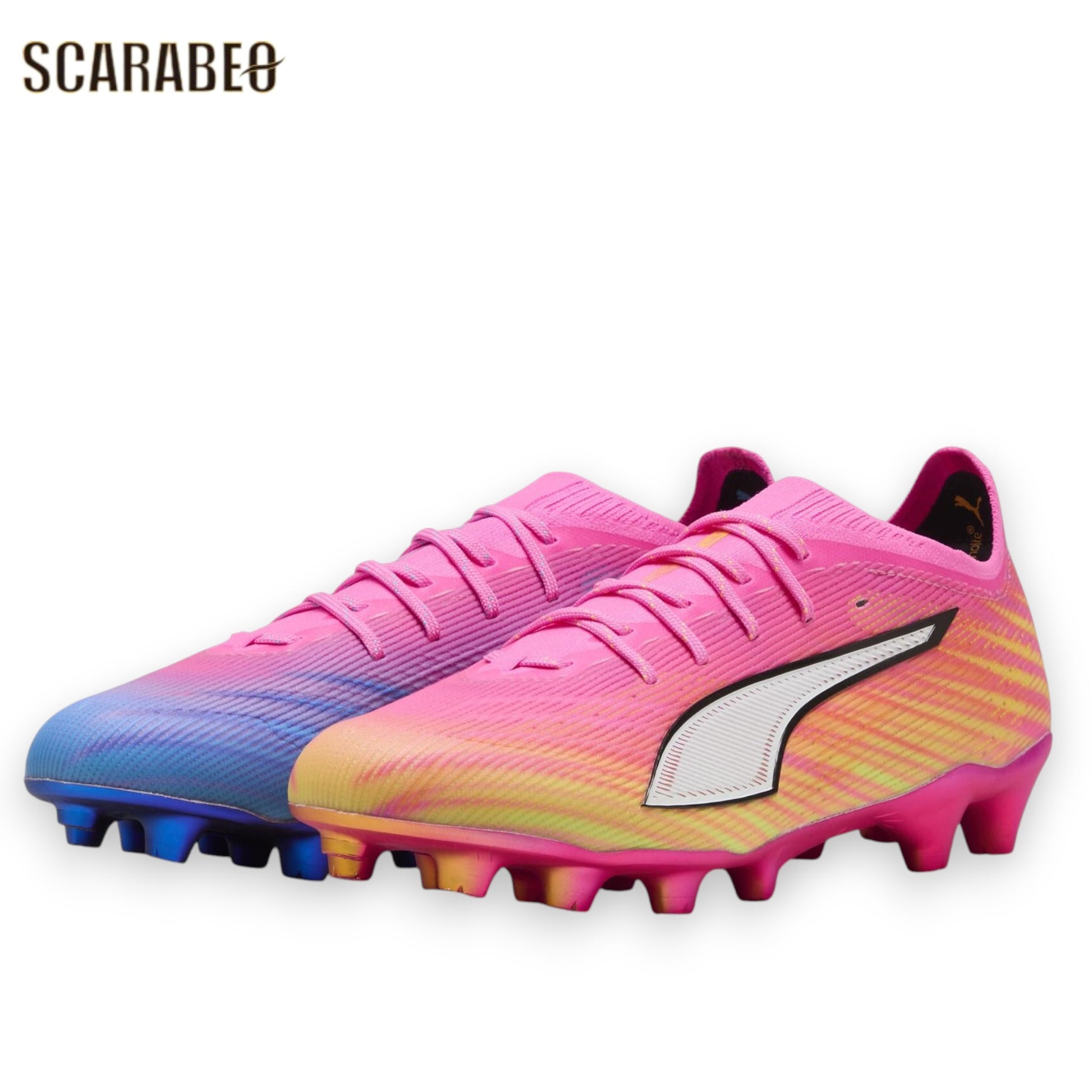 【5月28日発売】PUMA プーマ ウルトラ 6 アルティメット HG/AG SHOWTIME PACK サッカースパイク 土 人工芝対応 ポイズンピンク 108998-05