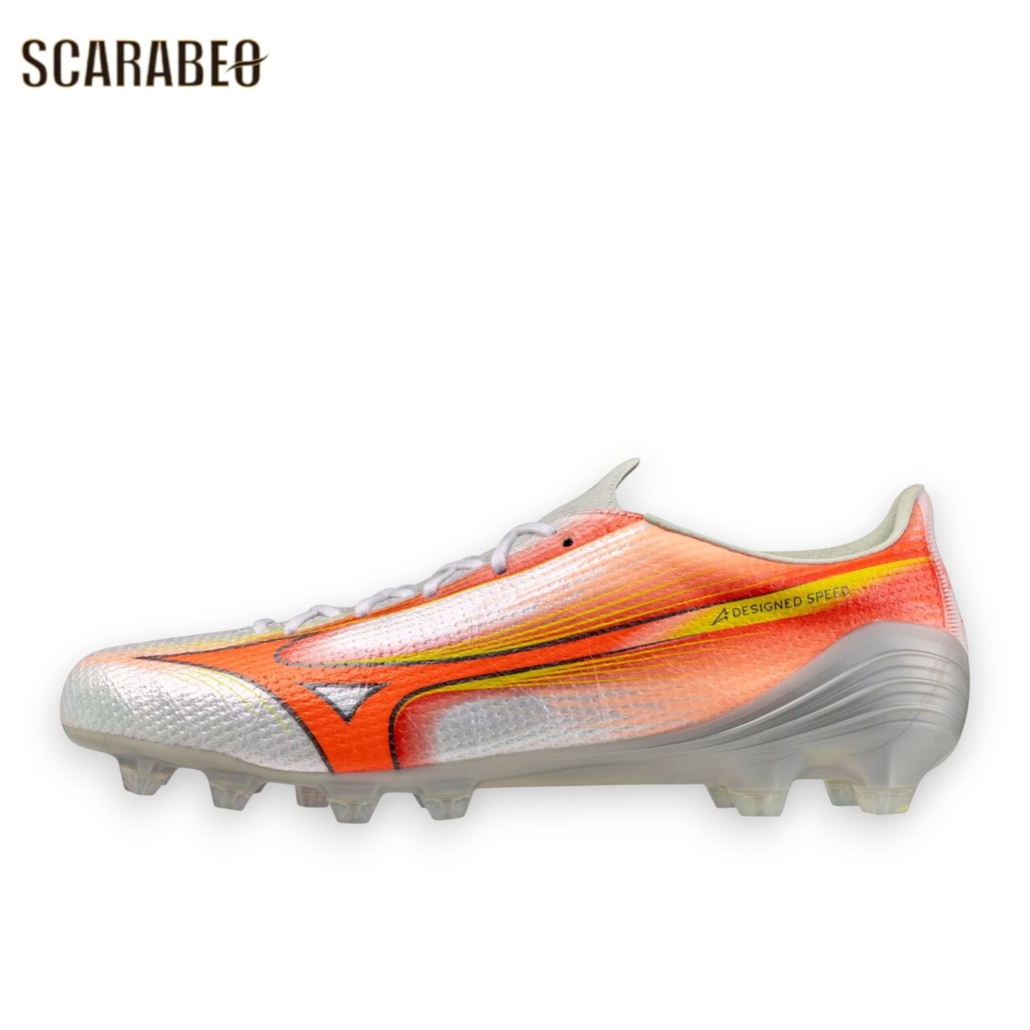 ミズノ アルファ III JAPAN PRISM WHITE PACK P1GA256054 サッカースパイク 日本製 軽量 スピードモデル MIZUNO ALPHA 3 JAPAN p1ga266054