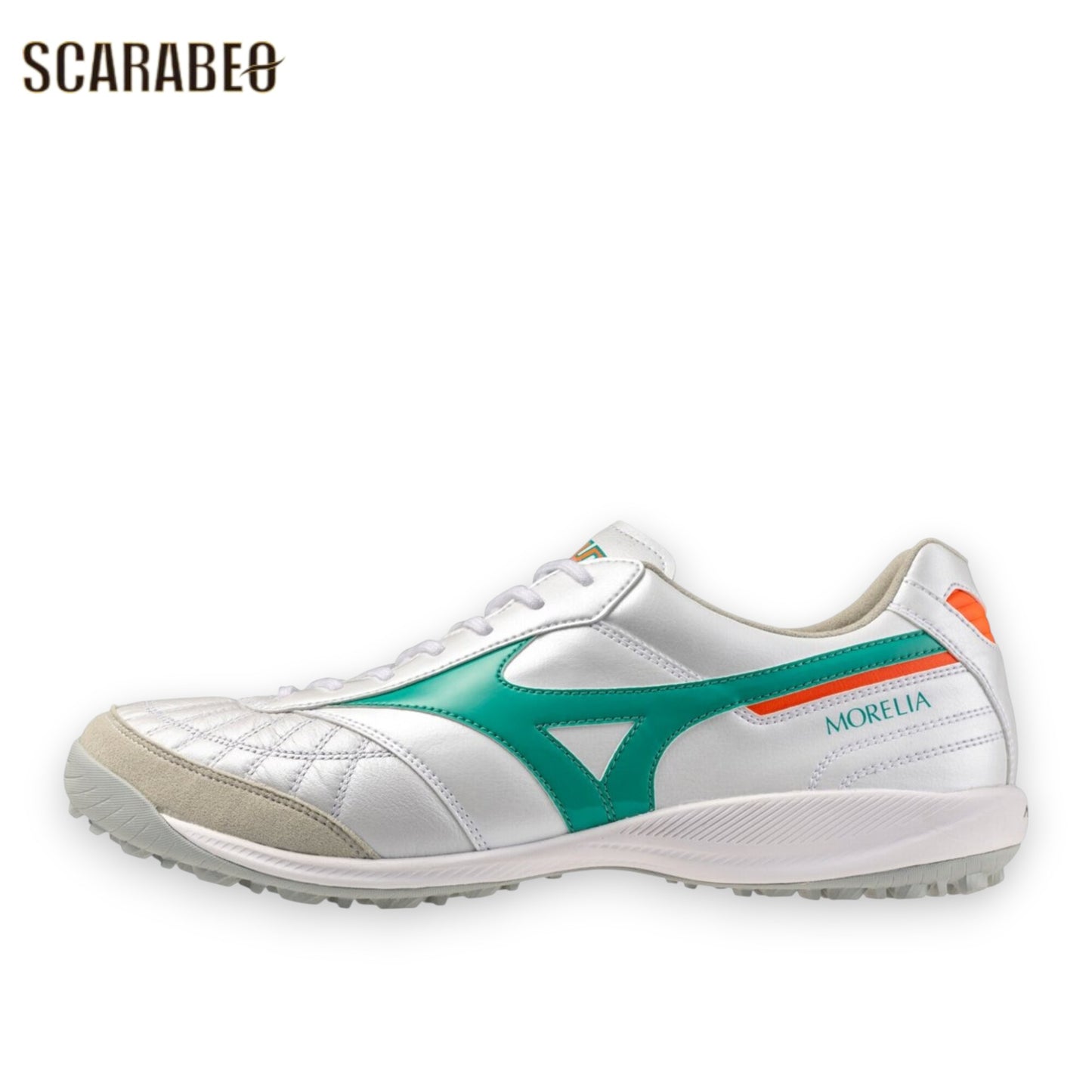 ミズノ モレリア SALA JAPAN TF PRISM WHITE PACK フットサルシューズ ターフシューズ 日本製 天然皮革 MORELIA SALA JAPAN TF q1gb260235