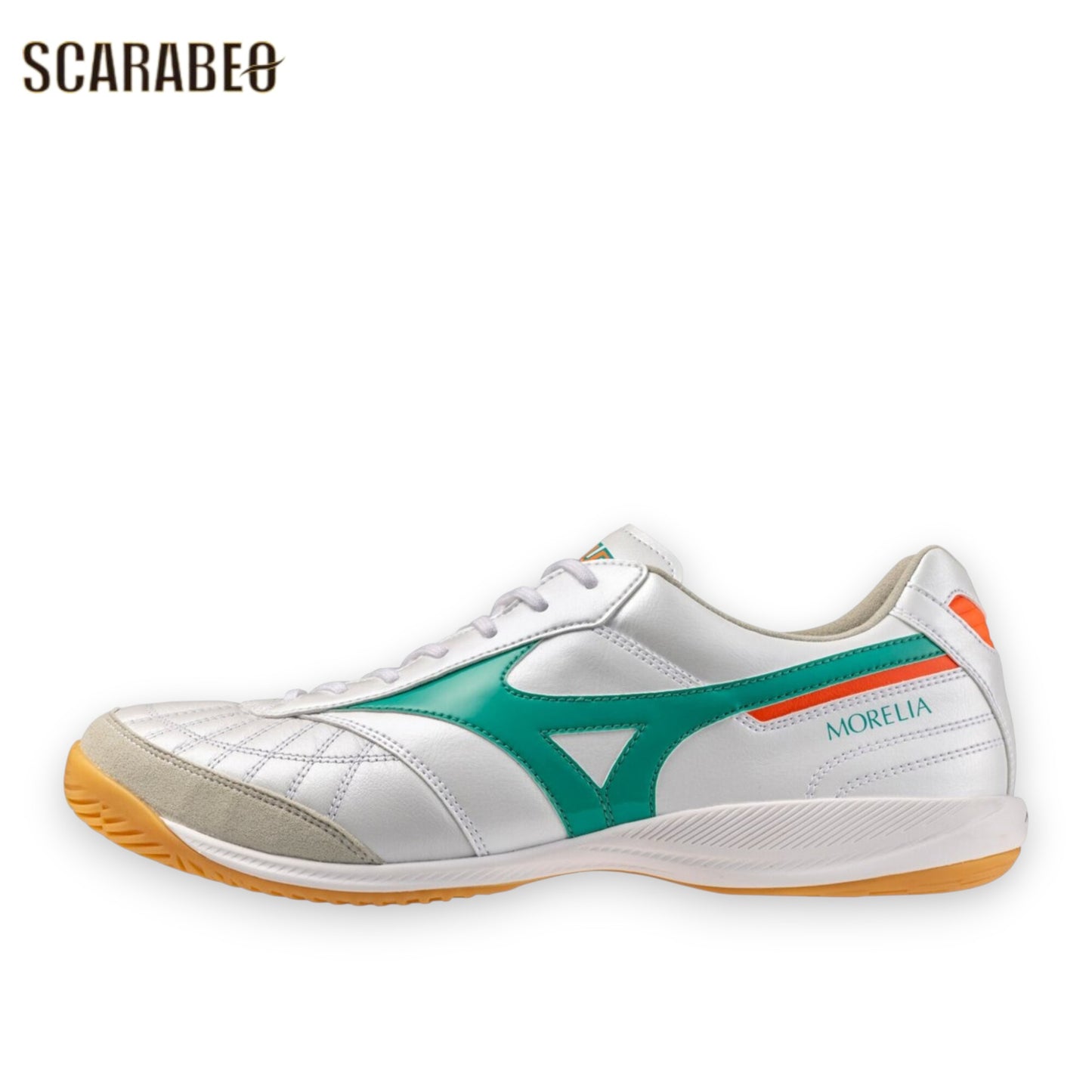 ミズノ モレリア SALA JAPAN IN PRISM WHITE PACK フットサルシューズ インドアシューズ 日本製 天然皮革 MIZUNO MORELIA SALA JAPAN IN q1ga260235