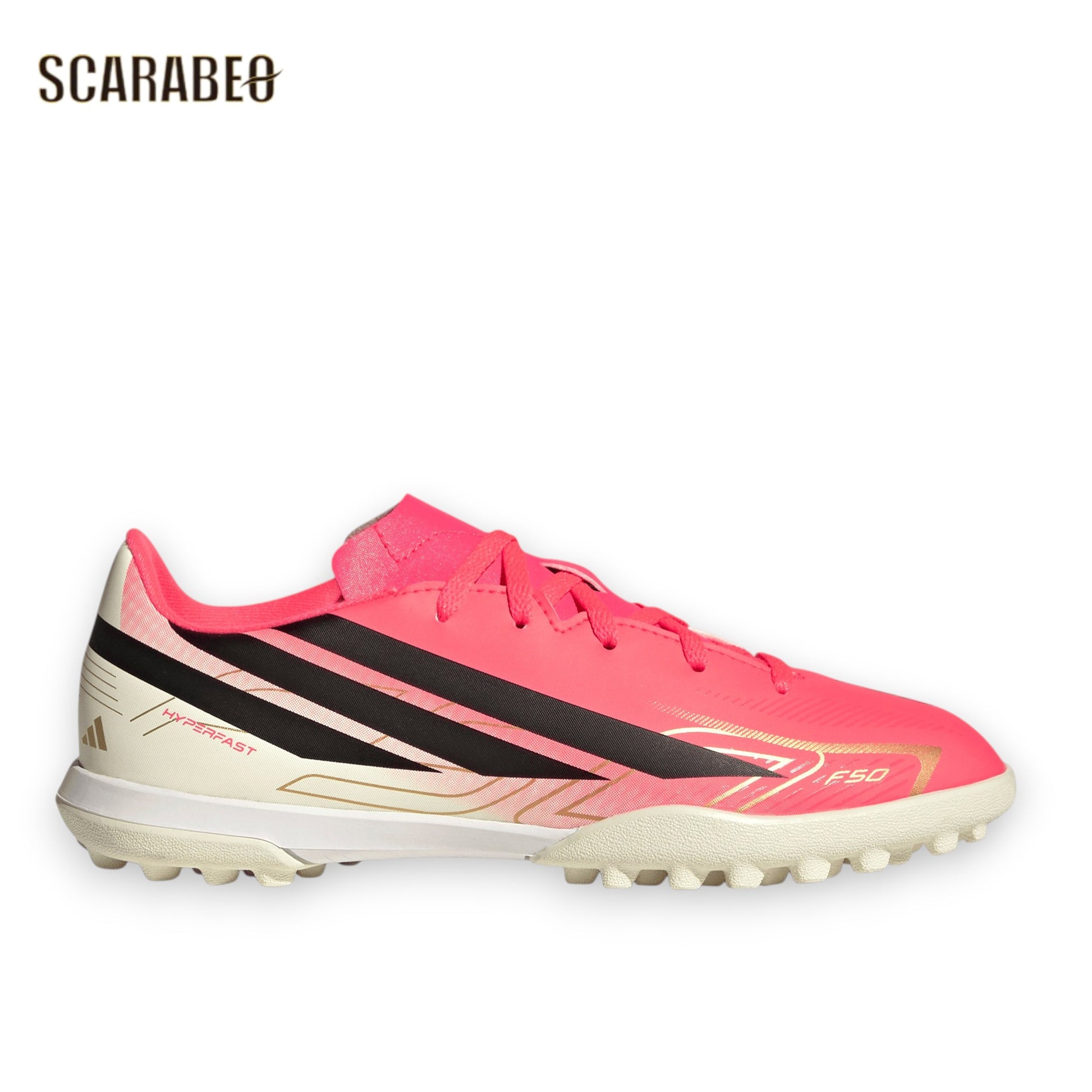 アディダス F50 HYPERFAST CLUB TF J ジュニア ターフシューズ ソーラーターボ サッカー トレーニングシューズ adidas F50 ハイパーファスト CLUB TF J kk1366