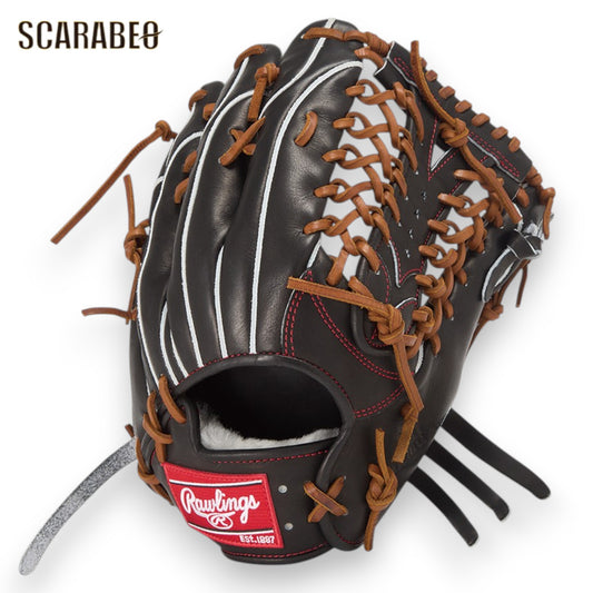 ローリングス 軟式グローブ HOH PRO EXCEL Wizard #02 COLORS 外野手用 サイズ12.5 ブラック Rawlings 軟式グラブ ウィザード TWISTBACK 野球 グローブ gr6hw2b88mg-b