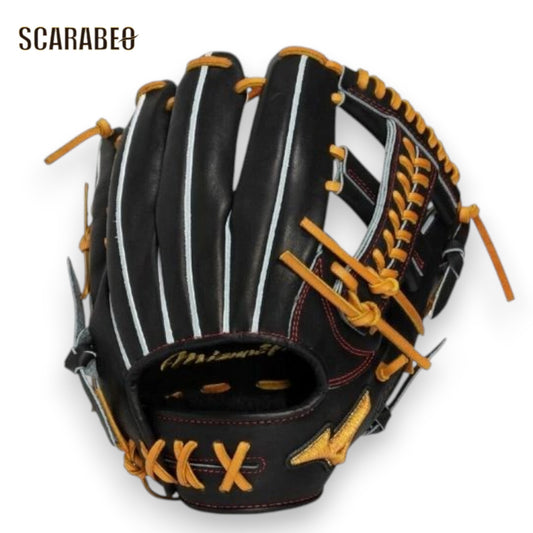 ミズノプロ 硬式グラブ CRAFTED Edition 紅林型 サイズ9 ブラック コルク MIZUNO PRO 硬式 グローブ 内野手用 日本製 高校野球対応　1ajgh34013-0949