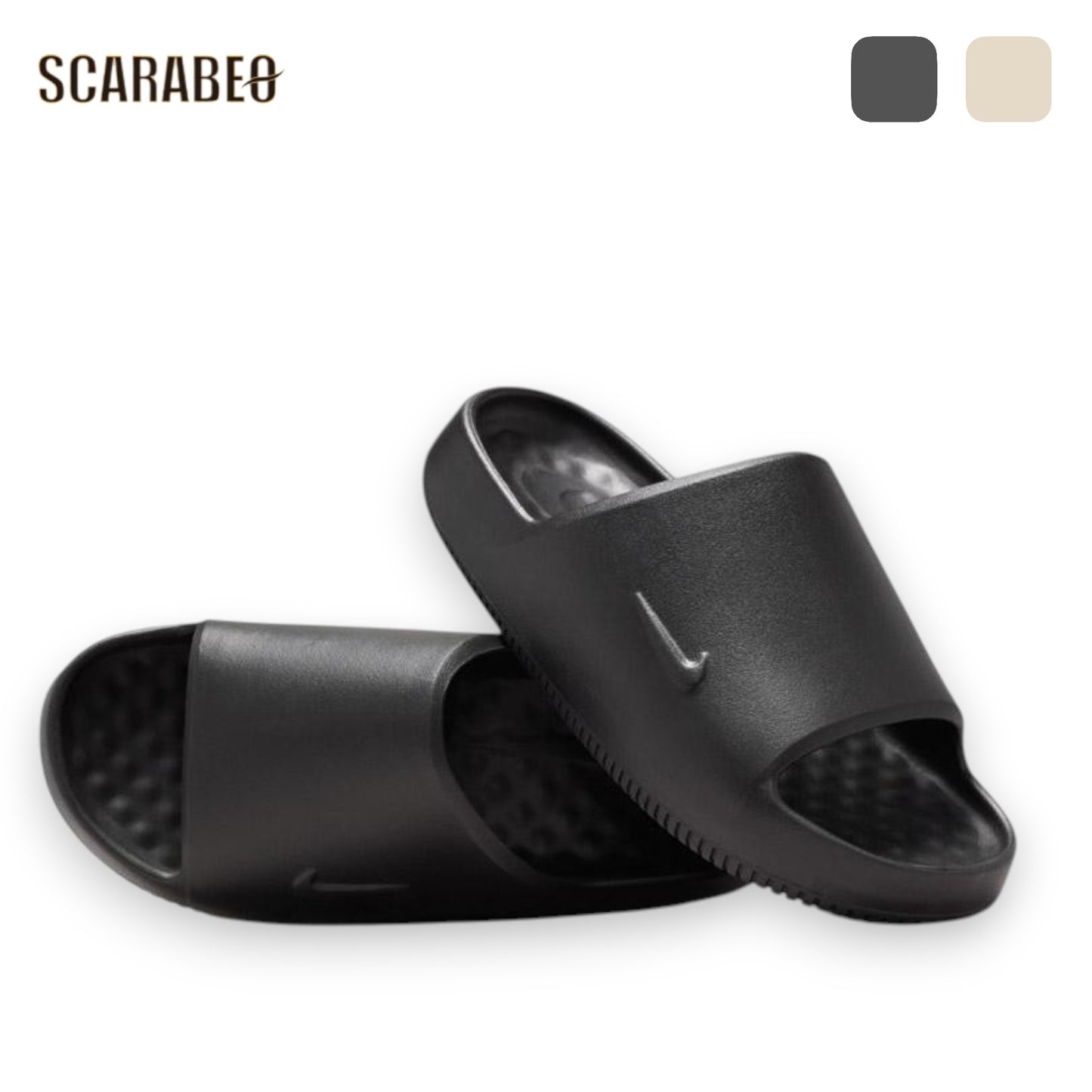 ナイキ カーム 2.0 スライドサンダル メンズ NIKE CALM 2.0 SLIDE ブラック ココナッツミルク シャワーサンダル スポーツサンダル ib0183