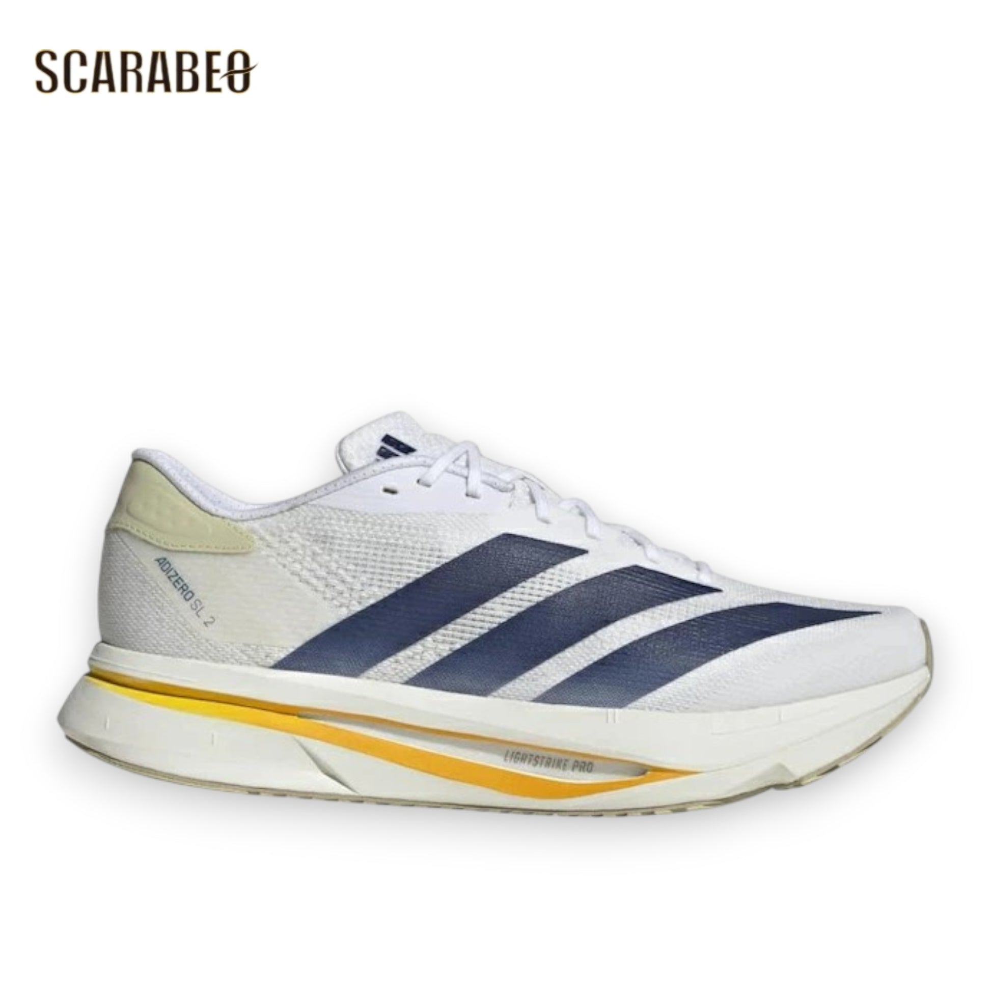 アディダス アディゼロ SL2 M WIDE ランニングシューズ メンズ adidas ADIZERO SL2 WIDE ワイド マラソン ジョギング ホワイト ki3240