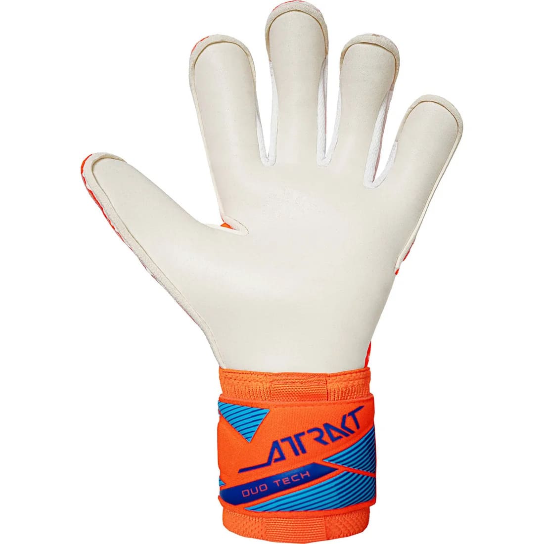 ロイシュ アトラクト デュオ エボリューション ジュニア ゴールキーパーグローブ Reusch ATTRAKT DUO EVOLUTION GKグローブ キーパーグローブ ショッキングオレンジ ブルー 5670054-2290
