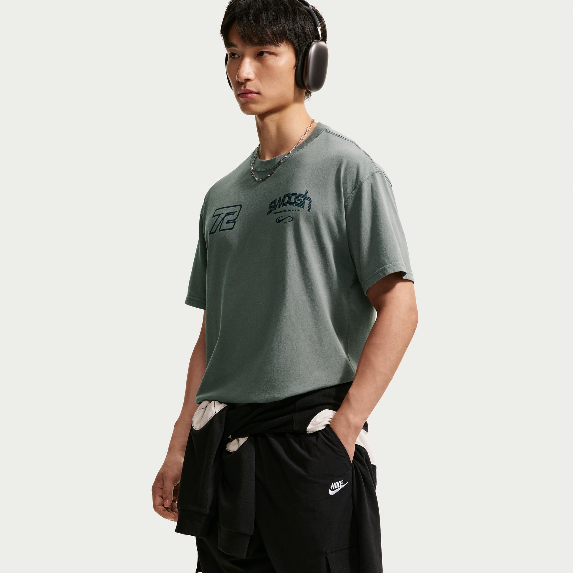 ナイキ ショートスリーブ Tシャツ メンズ NIKE 半袖Tシャツ コットン100％ カジュアル スポーツウェア im3778-084