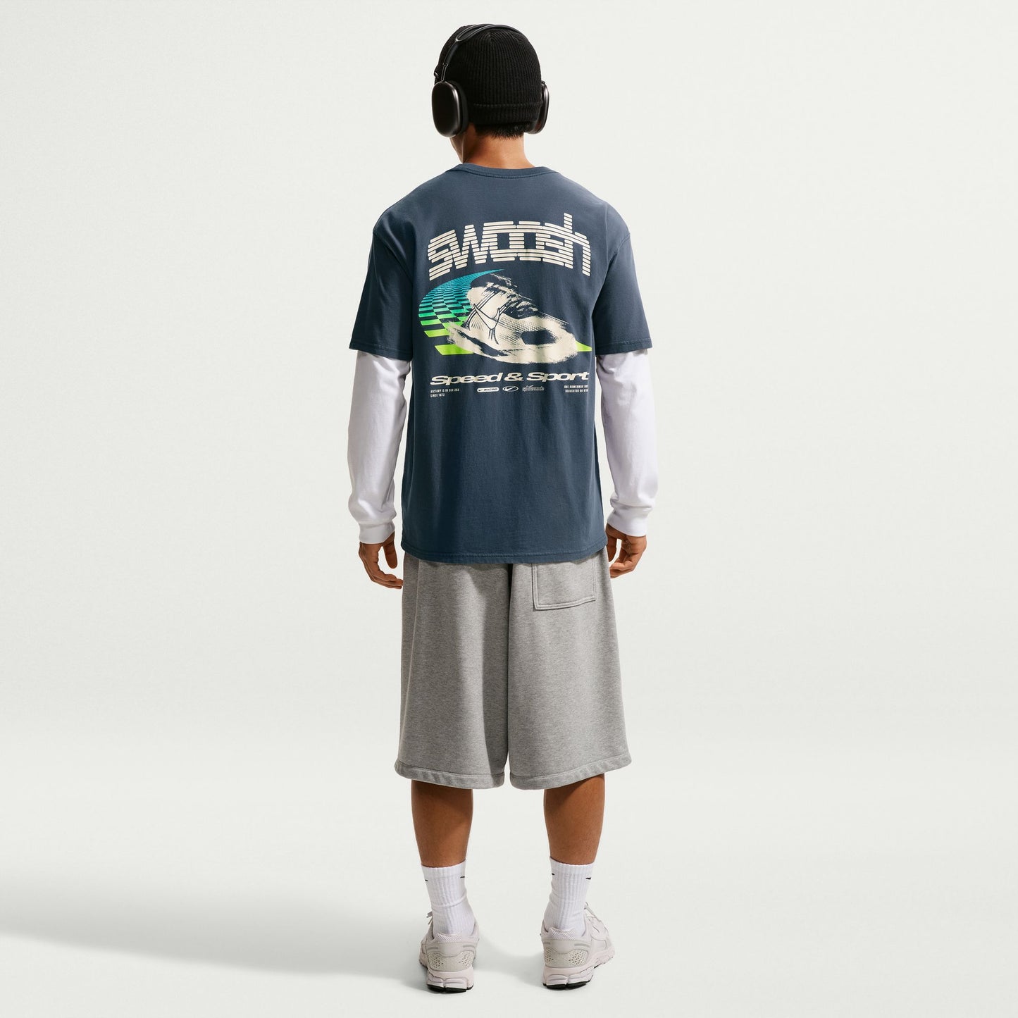 ナイキ スポーツウェア Tシャツ IM3778-437 NIKE メンズ 半袖Tシャツ コットン100％ カジュアル サンダーブルー im3778-437