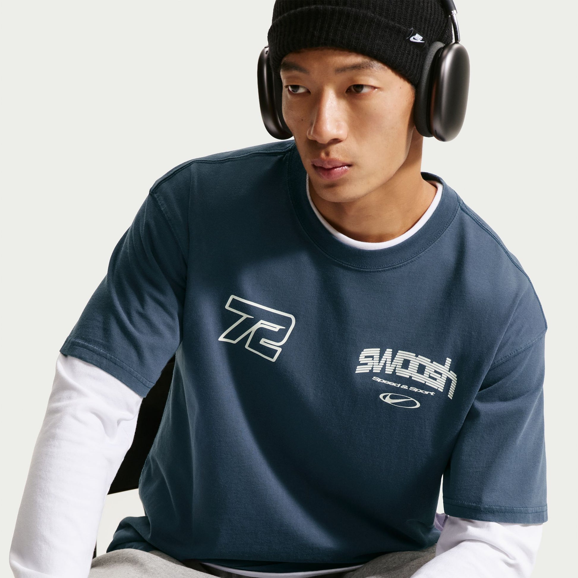 ナイキ スポーツウェア Tシャツ IM3778-437 NIKE メンズ 半袖Tシャツ コットン100％ カジュアル サンダーブルー im3778-437