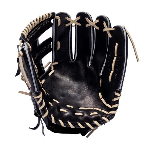 和牛JB 硬式グローブ 内野手用 JB-006 ブラック WAGYU JB 硬式グラブ 日本製 宮崎県産牛革 高校野球対応 jb23-006tblk