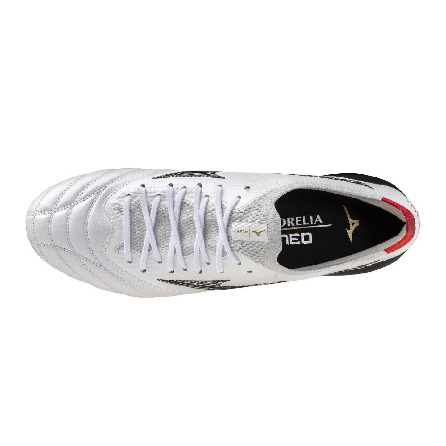 ミズノ MORELIA NEO 5 β JAPAN モレリア ネオ 5 ベータ ジャパン サッカースパイク 天然皮革 カンガルーレザー 日本製 固定式 メンズ Mizuno p1ga269009