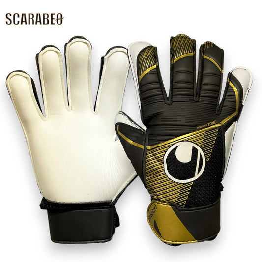 ウールシュポルト uhlsport エリート スターターソフト 1011312-02 サッカー キーパーグローブ GKグローブ ゴールキーパー ブラック ゴールド ホワイト トレーニング 試合 練習用 1011312-02