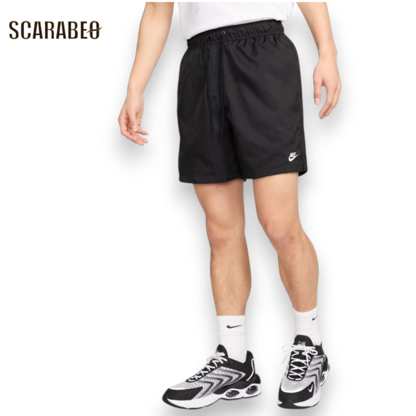 ナイキ クラブ フロー ショート ブラック NIKE Club Flow メンズ ウーブン ショートパンツ ハーフパンツ 短パン カジュアル スポーツ トレーニング 普段着 fn3308-010