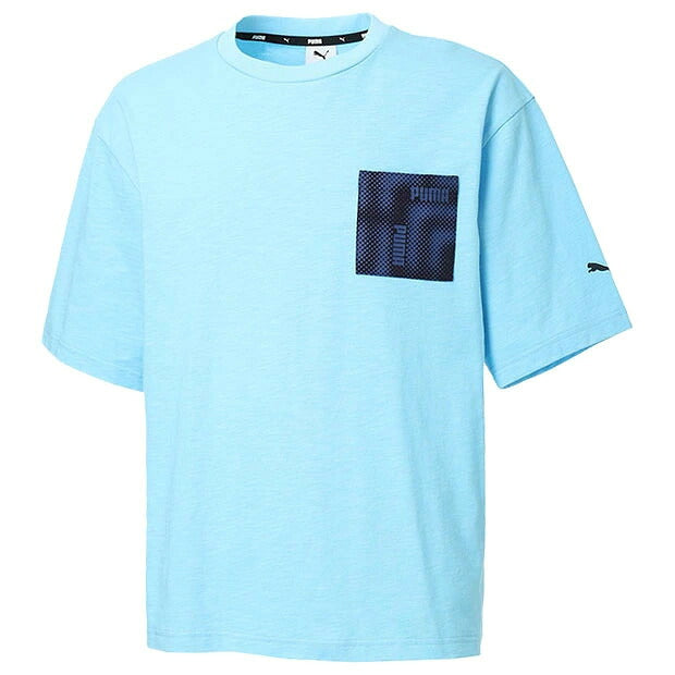 プーマ PUMA ESS ELEVATED MX 半袖シャツ 693415 メンズ Tシャツ 半袖 スポーツウェア サッカー フットサル トレーニング カジュアル UVカット 693415
