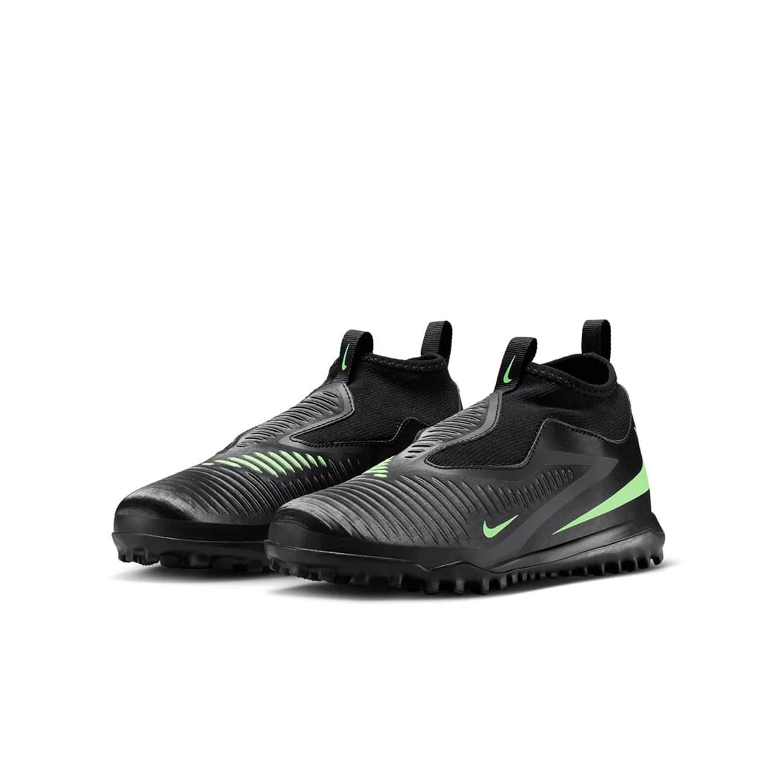 ナイキ ジュニア ファントム 6 HIGH アカデミー TF ブラック グリーン NIKE Phantom 6 Academy TF ジュニア トレーニングシューズ サッカー ターフ 人工芝 hq2049-001