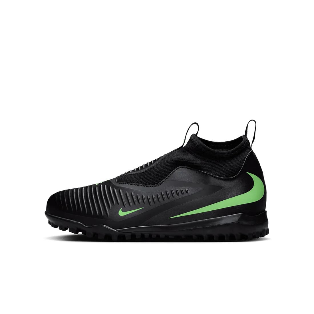 ナイキ ジュニア ファントム 6 HIGH アカデミー TF ブラック グリーン NIKE Phantom 6 Academy TF ジュニア トレーニングシューズ サッカー ターフ 人工芝 hq2049-001