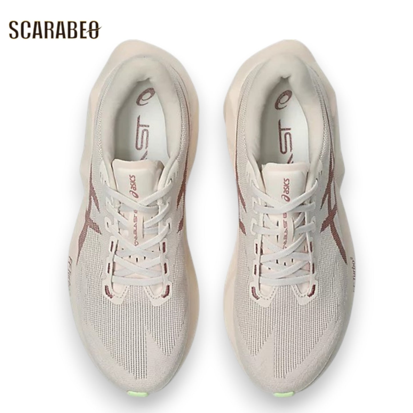 アシックス NOVABLAST 6 ノヴァブラスト 6 Rose Dust Illuminate Yellow ランニングシューズ メンズ レディース ASICS ジョギング マラソン クッション 高反発 1011c243-700