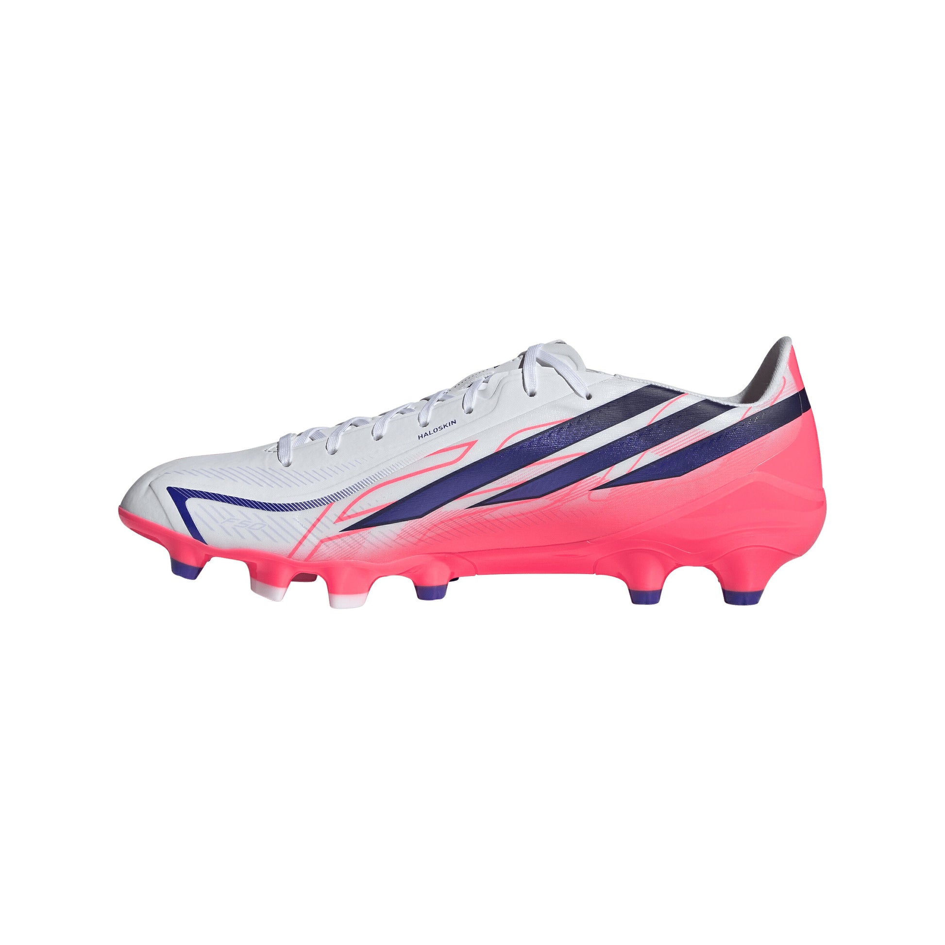 アディダス F50 HYPERFAST LEAGUE HG/AG JAPAN HQ2379 adidas サッカースパイク ホワイト ソーラーパープル 土 人工芝 天然芝 F50 ハイパーファスト hq2379