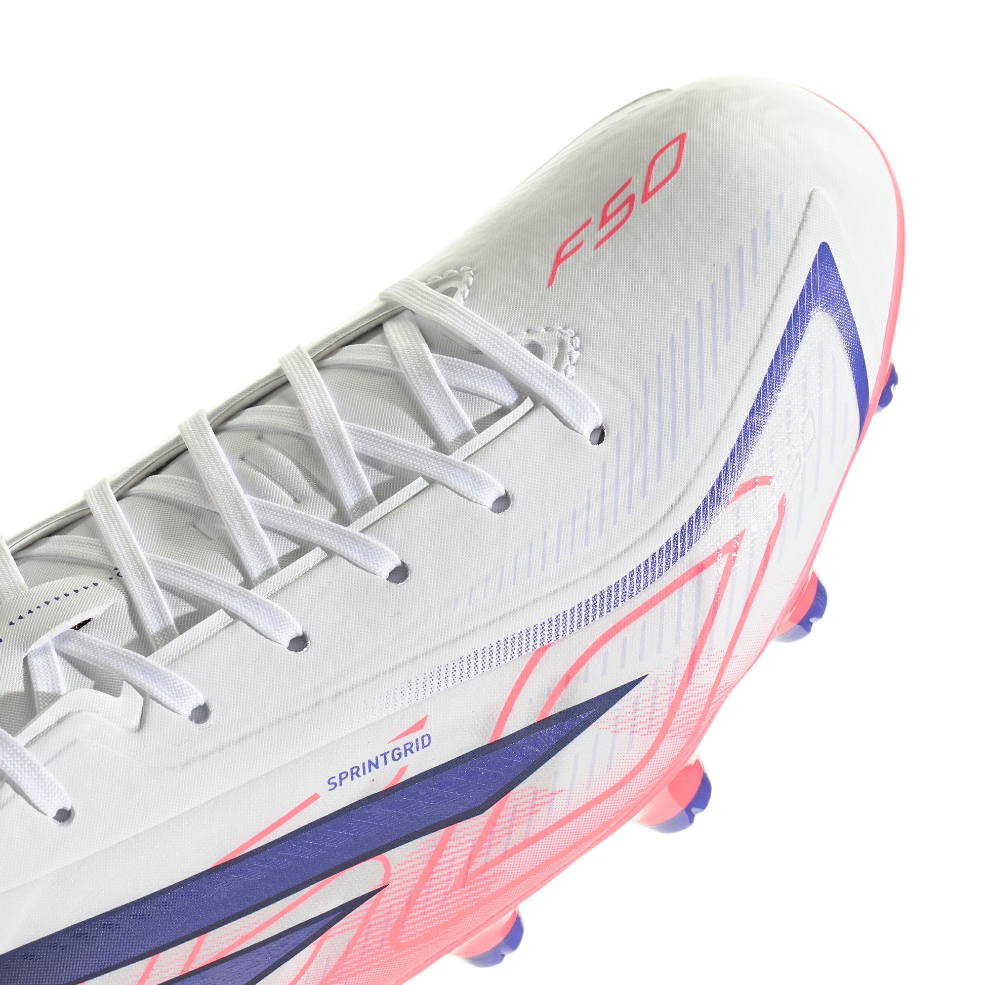 アディダス F50 HYPERFAST LEAGUE HG/AG JAPAN HQ2379 adidas サッカースパイク ホワイト ソーラーパープル 土 人工芝 天然芝 F50 ハイパーファスト hq2379