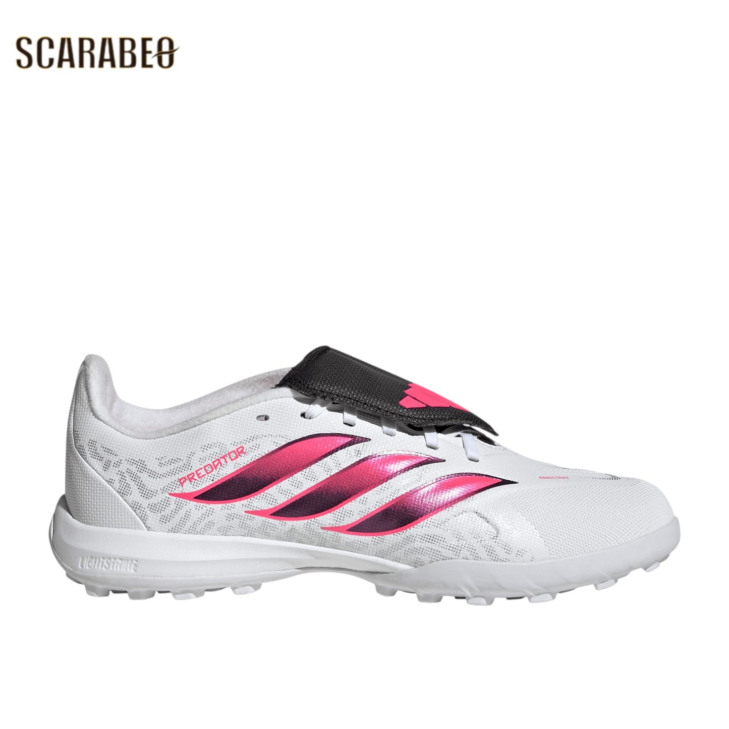 アディダス プレデター LEAGUE FT TF ジュニア IH2103 adidas トレーニングシューズ サッカー ターフ ジュニア ホワイト ピンク ブラック プレデター ih2103