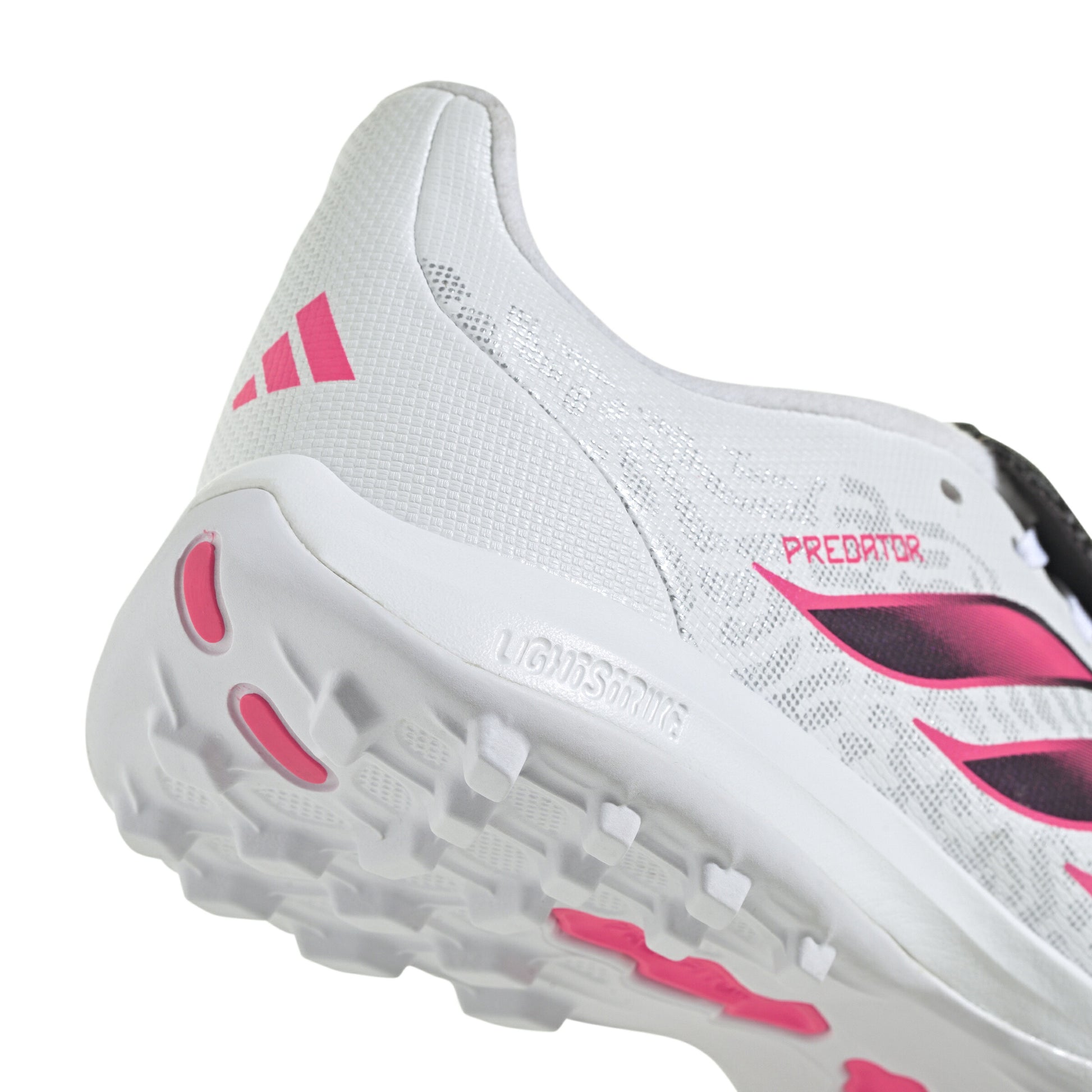 アディダス プレデター LEAGUE FT TF ジュニア IH2103 adidas トレーニングシューズ サッカー ターフ ジュニア ホワイト ピンク ブラック プレデター ih2103