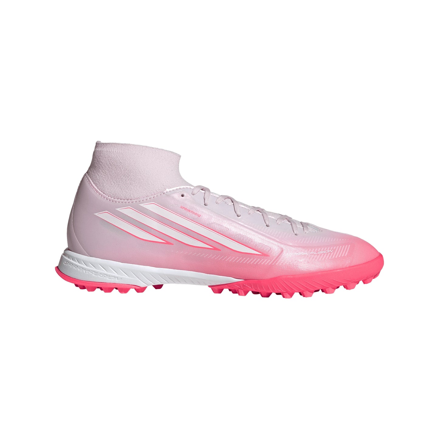 アディダス F50 SPARKFUSION LEAGUE TF ピンク ホワイト adidas トレーニングシューズ レディース サッカー ターフ 人工芝 女性向け ki1022