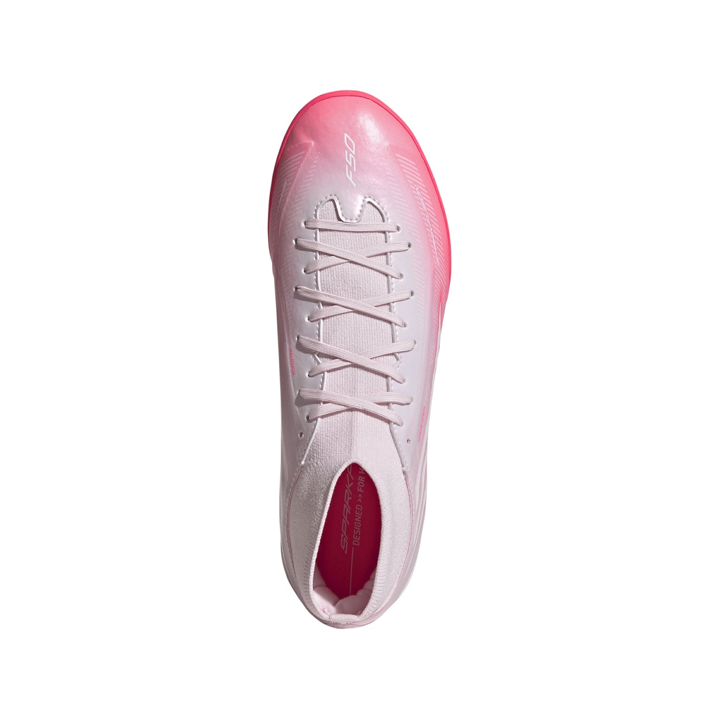 アディダス F50 SPARKFUSION LEAGUE TF ピンク ホワイト adidas トレーニングシューズ レディース サッカー ターフ 人工芝 女性向け ki1022