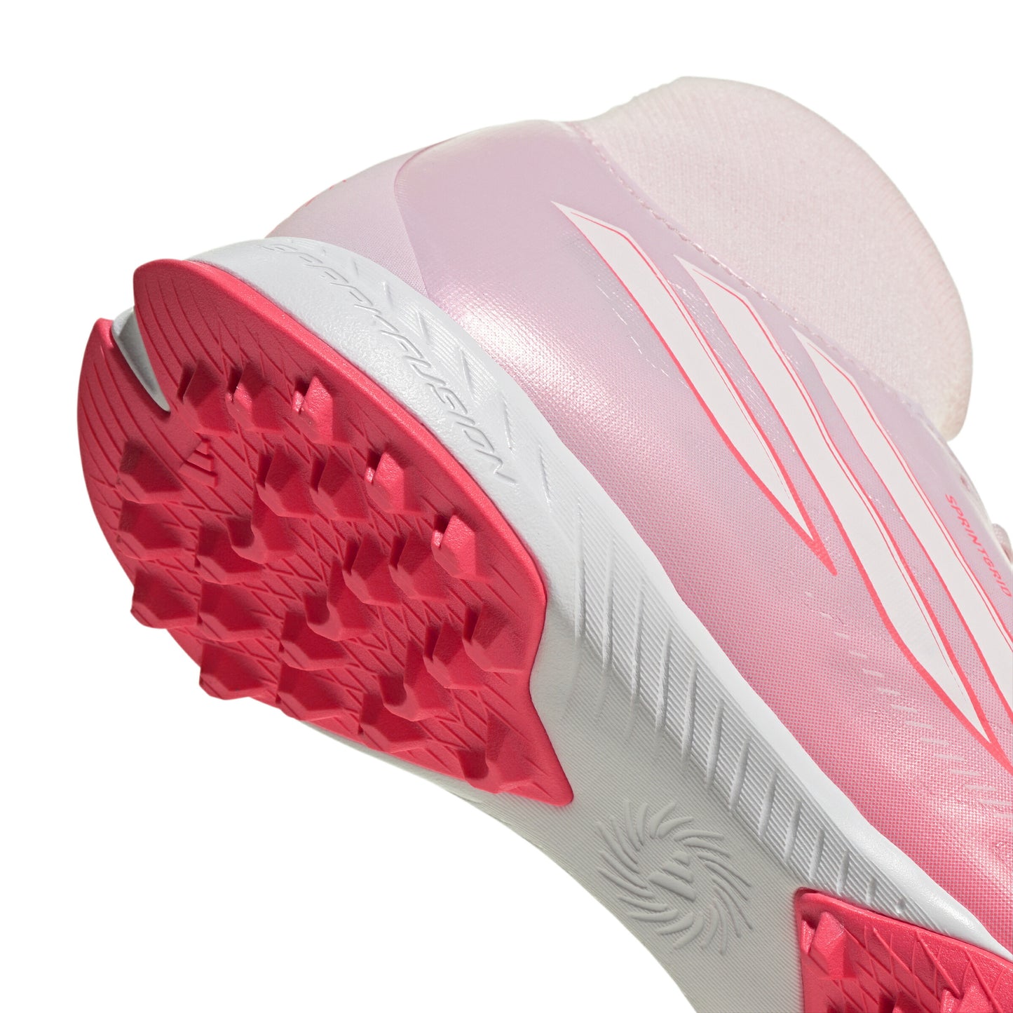 アディダス F50 SPARKFUSION LEAGUE TF ピンク ホワイト adidas トレーニングシューズ レディース サッカー ターフ 人工芝 女性向け ki1022