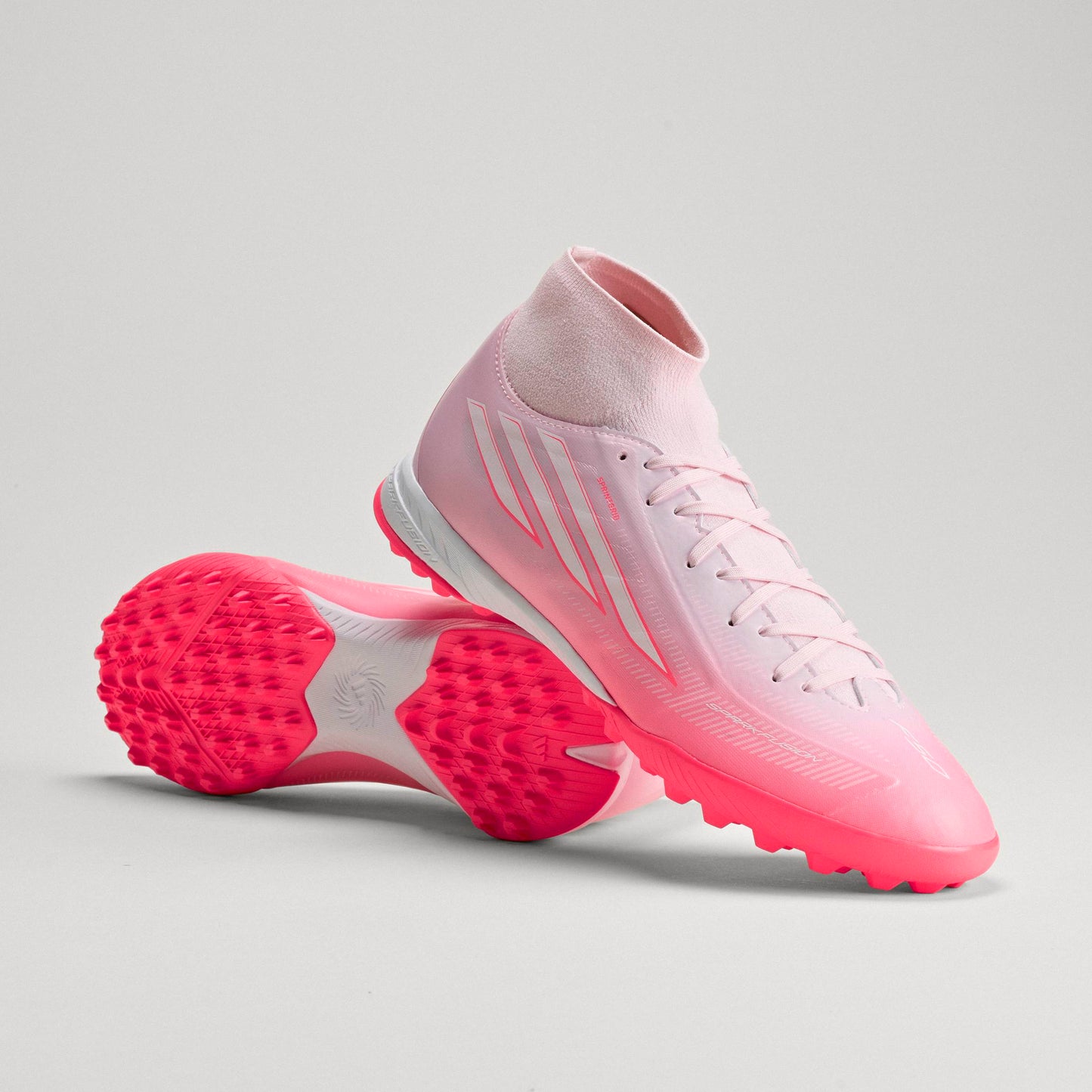 アディダス F50 SPARKFUSION LEAGUE TF ピンク ホワイト adidas トレーニングシューズ レディース サッカー ターフ 人工芝 女性向け ki1022