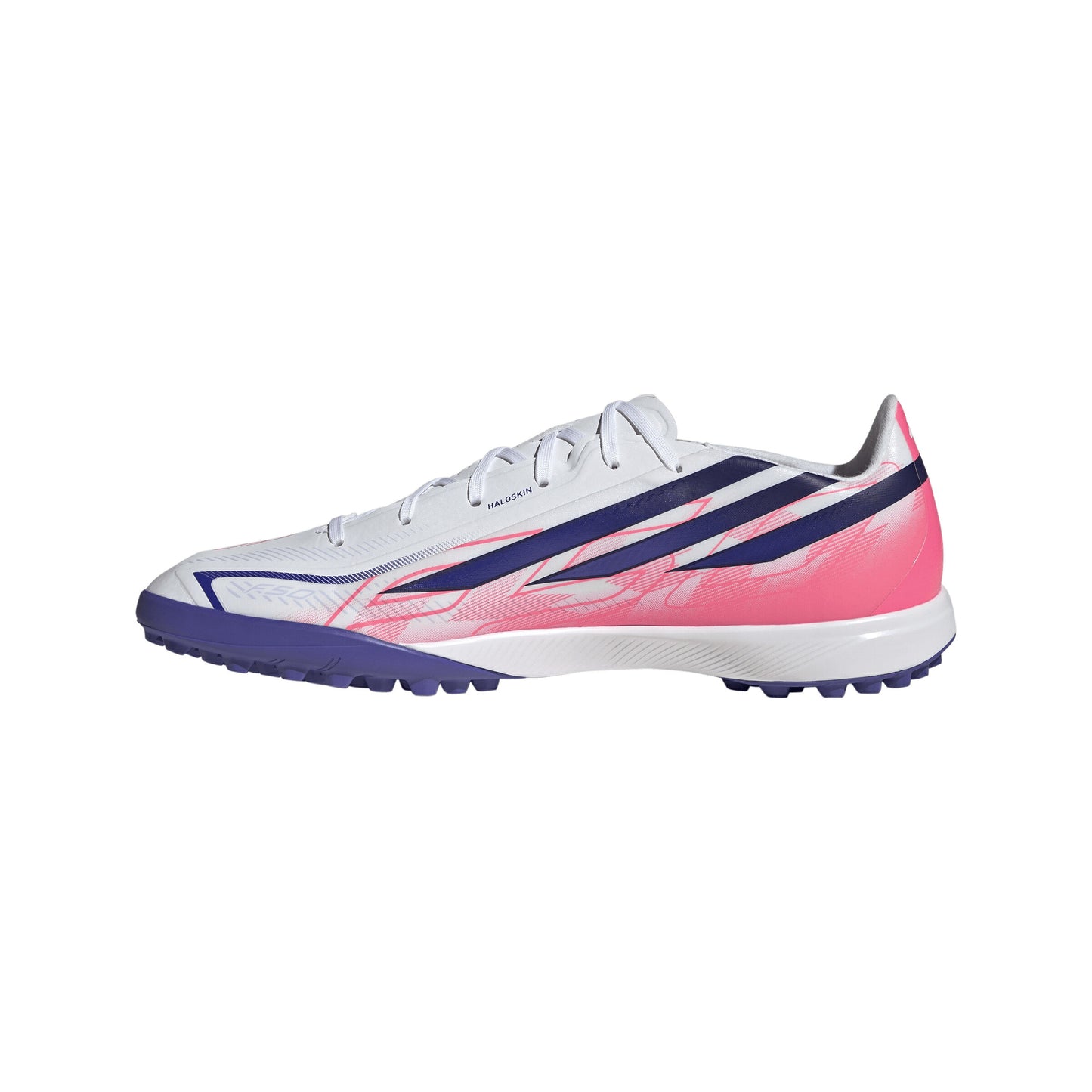 アディダス F50 HYPERFAST LEAGUE TF KJ3434 adidas トレーニングシューズ サッカー ターフ ホワイト ソーラーパープル 人工芝 土 F50 ハイパーファスト kj3434