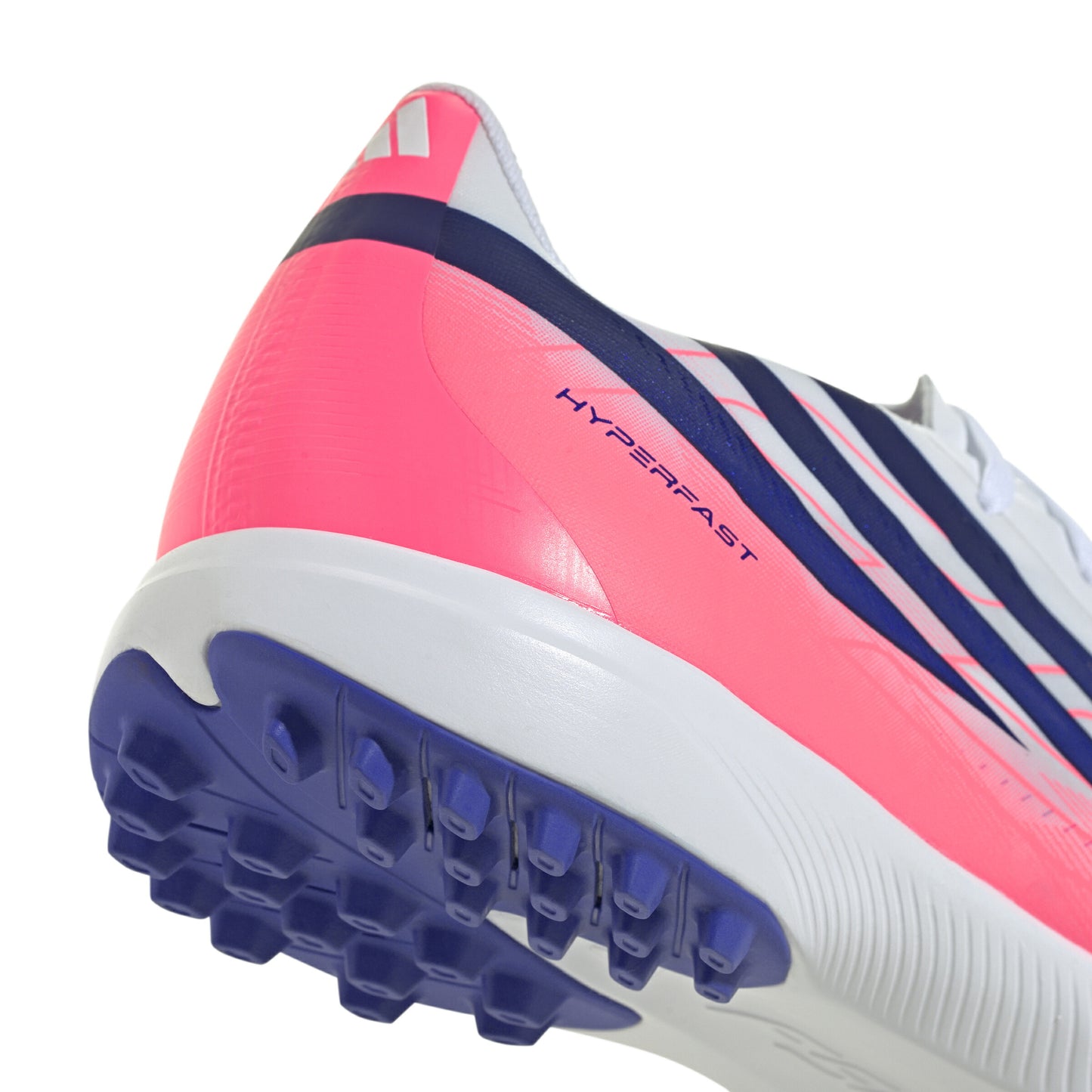 アディダス F50 HYPERFAST LEAGUE TF KJ3434 adidas トレーニングシューズ サッカー ターフ ホワイト ソーラーパープル 人工芝 土 F50 ハイパーファスト kj3434
