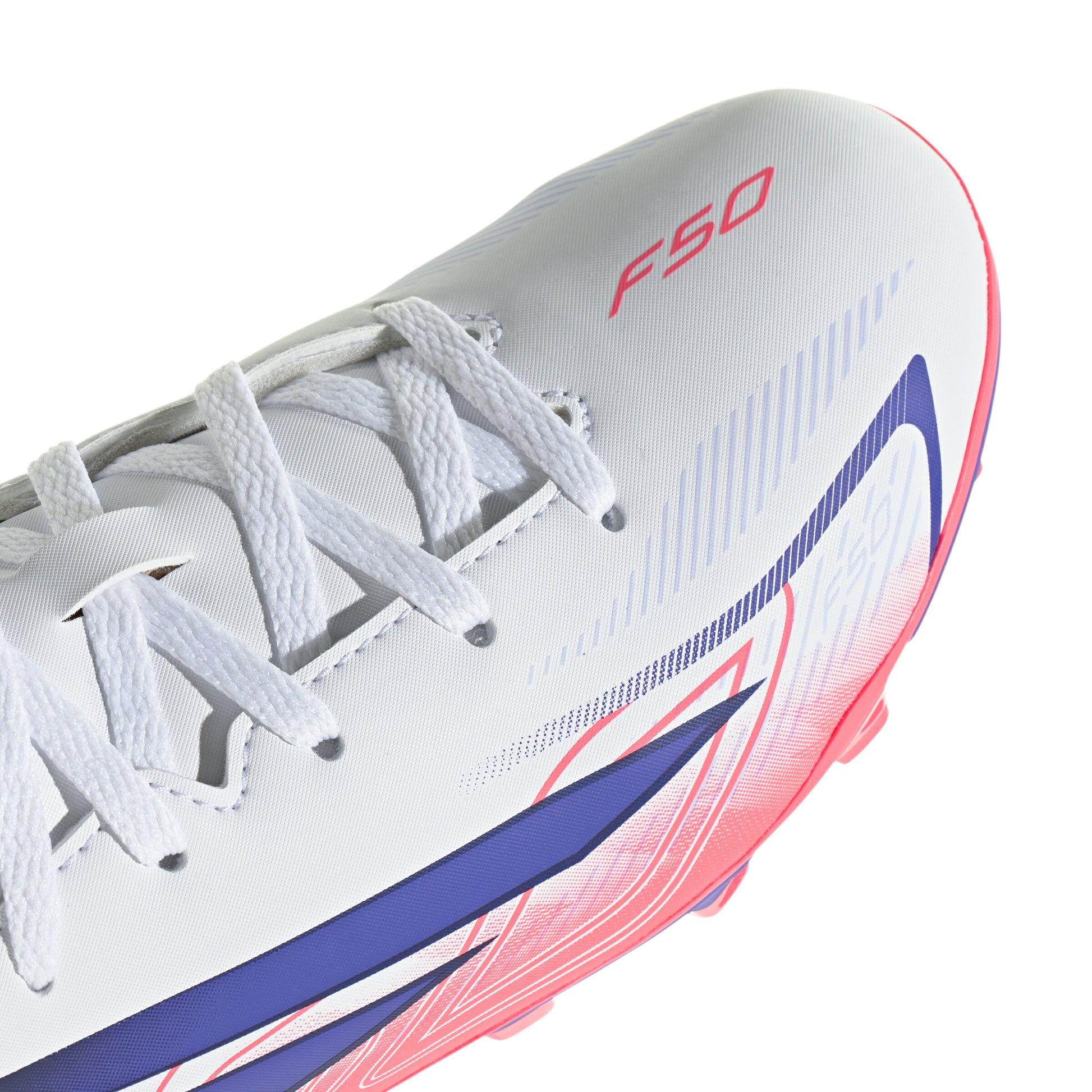 アディダス F50 HYPERFAST CLUB FxG J KK1308 adidas ジュニア サッカースパイク ホワイト ソーラーパープル 土 人工芝 天然芝 F50 ハイパーファスト キッズ kk1308