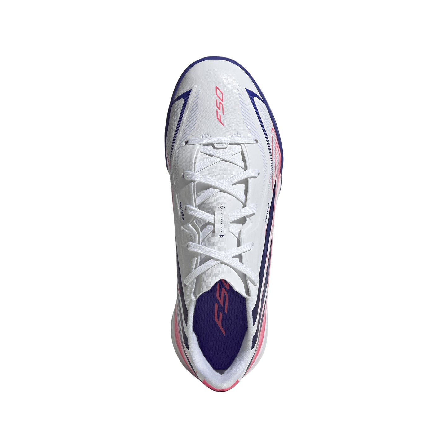 アディダス F50 ハイパーファスト LEAGUE TF ジュニア adidas F50 HYPERFAST LEAGUE TF J トレーニングシューズ サッカー ターフ ホワイト パープル ピンク kk1321