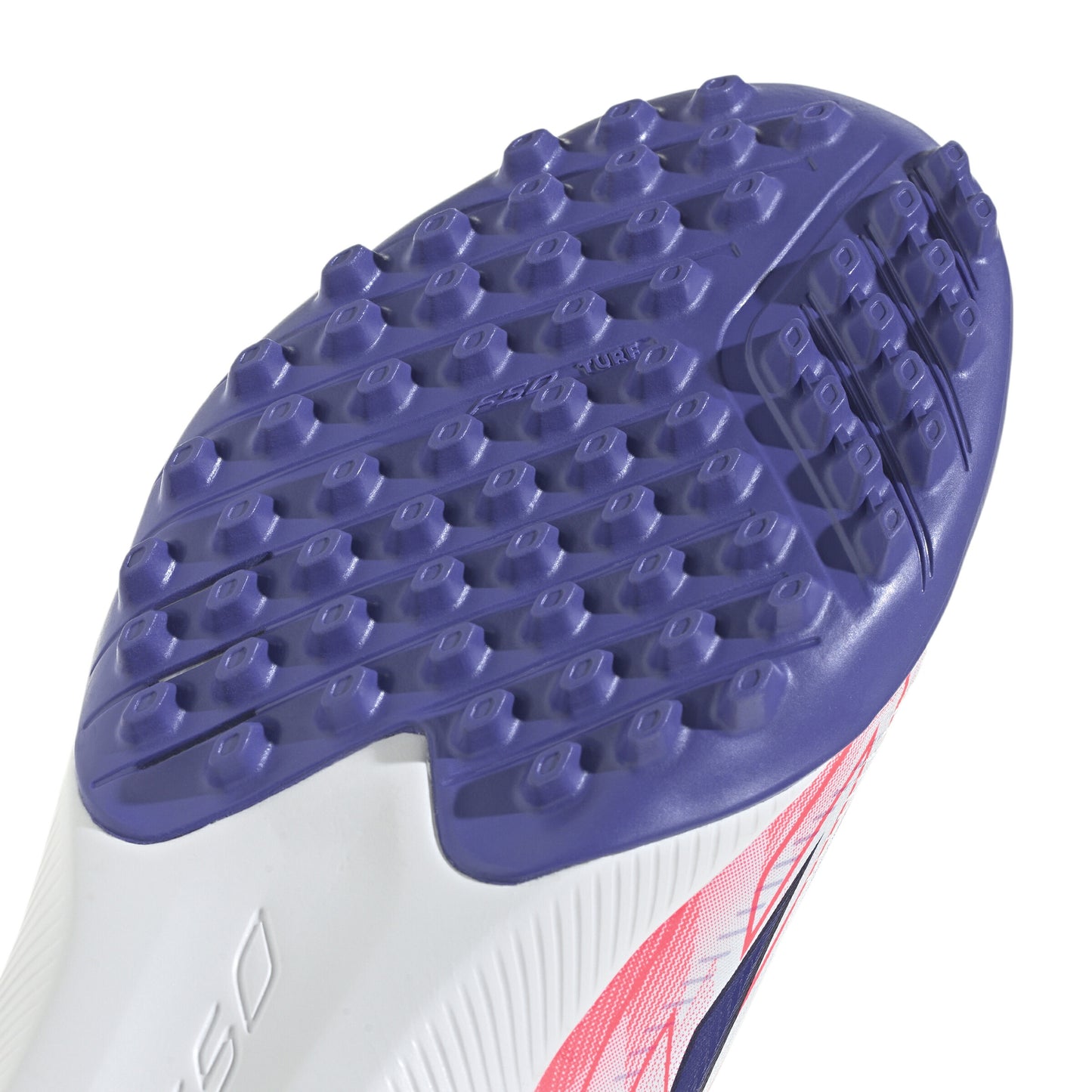 アディダス F50 ハイパーファスト LEAGUE TF ジュニア adidas F50 HYPERFAST LEAGUE TF J トレーニングシューズ サッカー ターフ ホワイト パープル ピンク kk1321