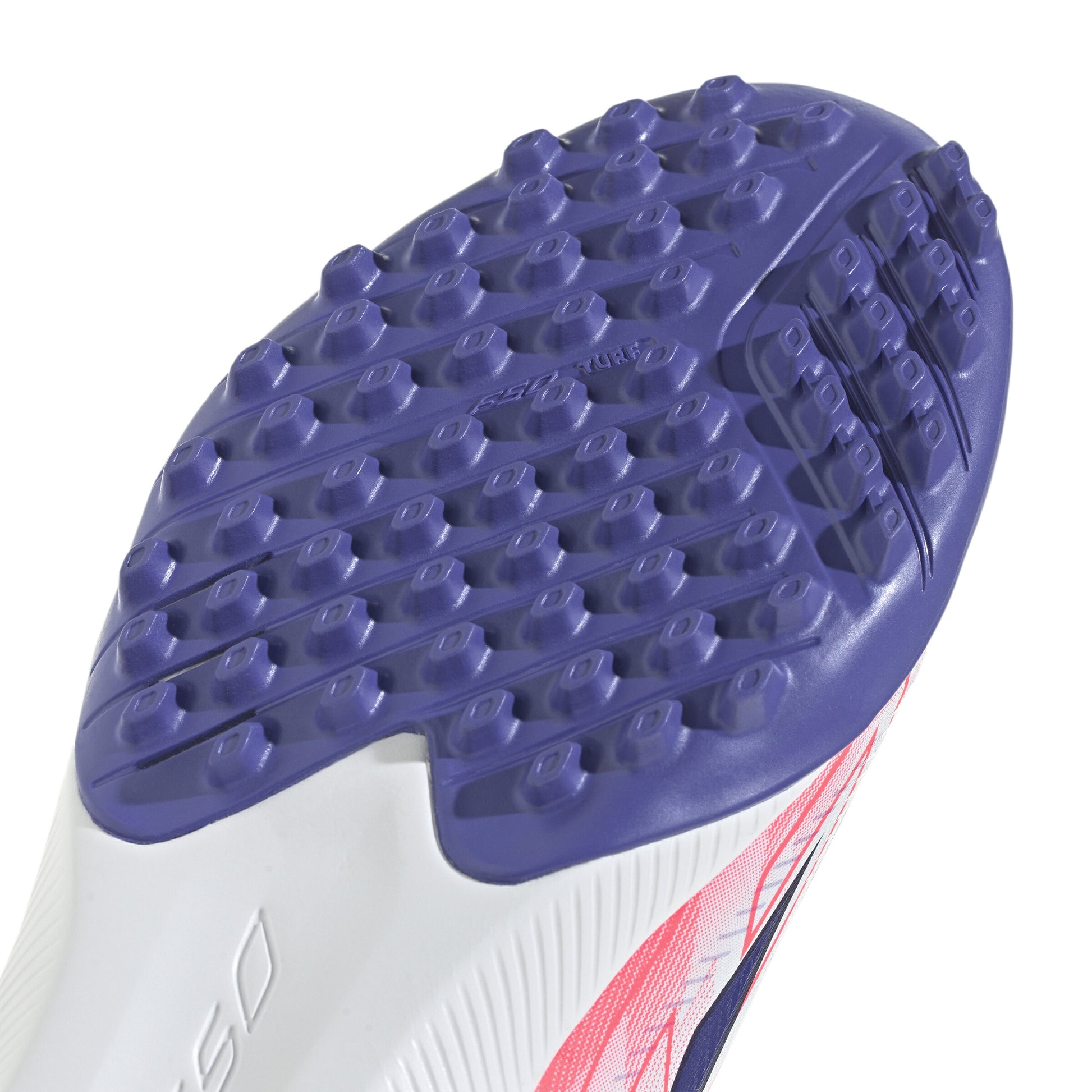 アディダス F50 ハイパーファスト LEAGUE TF ジュニア adidas F50 HYPERFAST LEAGUE TF J トレーニングシューズ サッカー ターフ ホワイト パープル ピンク kk1321