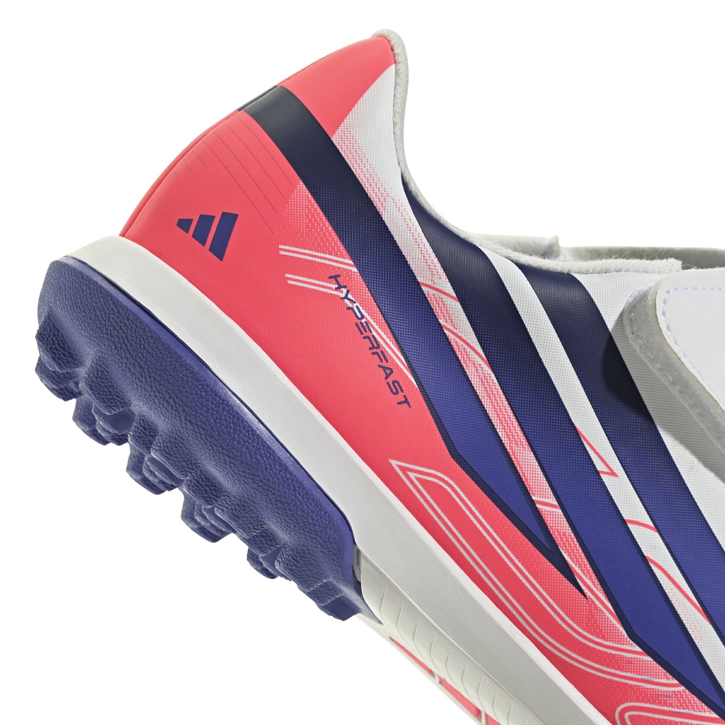 アディダス F50 HYPERFAST CLUB VEL TF J adidas ジュニア トレーニングシューズ サッカー ターフ ホワイト ソーラーパープル ソーラーターボ キッズ kk1335