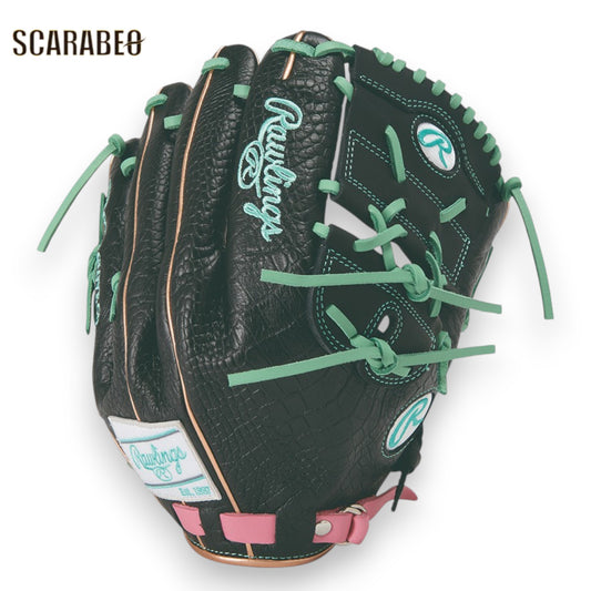 ローリングス 軟式 HOH MLB COLOR SYNC 投手用 11.75インチ Rawlings 軟式グローブ 野球 グラブ ピッチャー Tピンク クロコダイル HOH メジャースタイル gr6hmj205fb