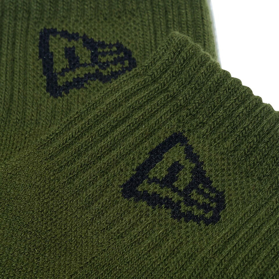 ニューエラ ソックス アンクル 3ペア ブラック オリーブ カーキ NEW ERA 靴下 3足組 アンクルソックス メンズ レディース ジュニア 14518189