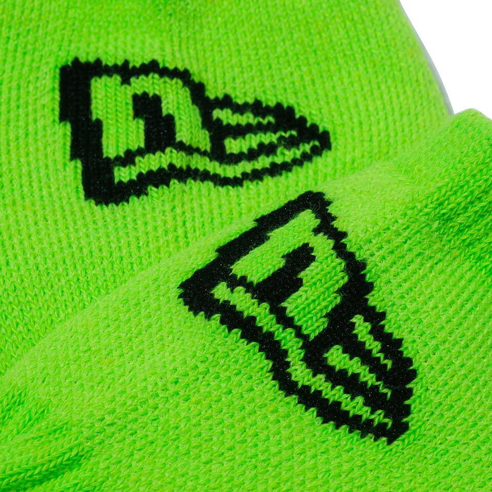 ニューエラ ソックス ショート 3ペア ブラック ネオンオレンジ ネオングリーン NEW ERA 靴下 3足組 ショートソックス メンズ レディース ジュニア 14518170