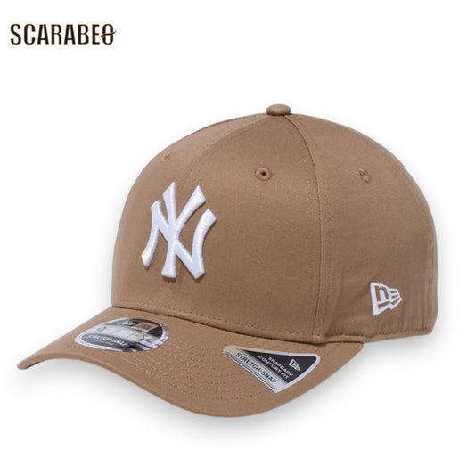 ニューエラ 9FIFTY ストレッチスナップ ニューヨーク ヤンキース カーキ ホワイト NEW ERA キャップ MLB 帽子 ベースボールキャップ メンズ レディース 14524910