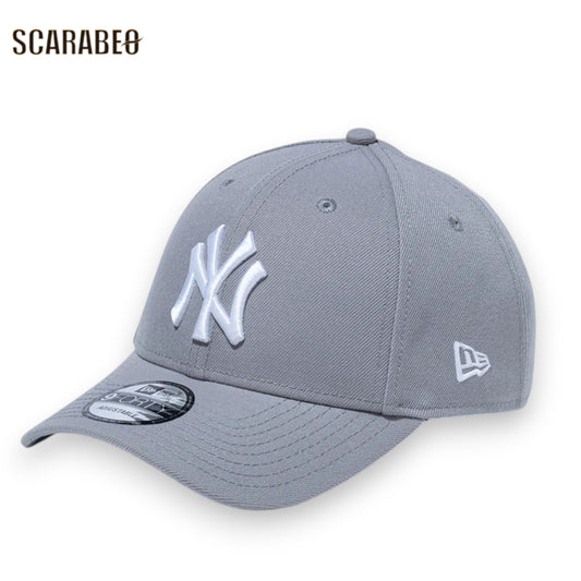 ニューエラ 9FORTY ニューヨーク ヤンキース グレー ホワイト NEW ERA キャップ MLB 帽子 ベースボールキャップ メンズ レディース サイズ調整 14525013