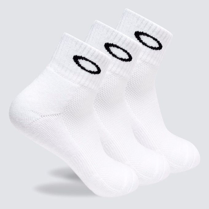 オークリー 靴下 3足組 OAKLEY 3P SOCKS ソックス 3足セット メンズ スポーツ 普段使い ブラック ホワイト 23-29cm 93238jp
