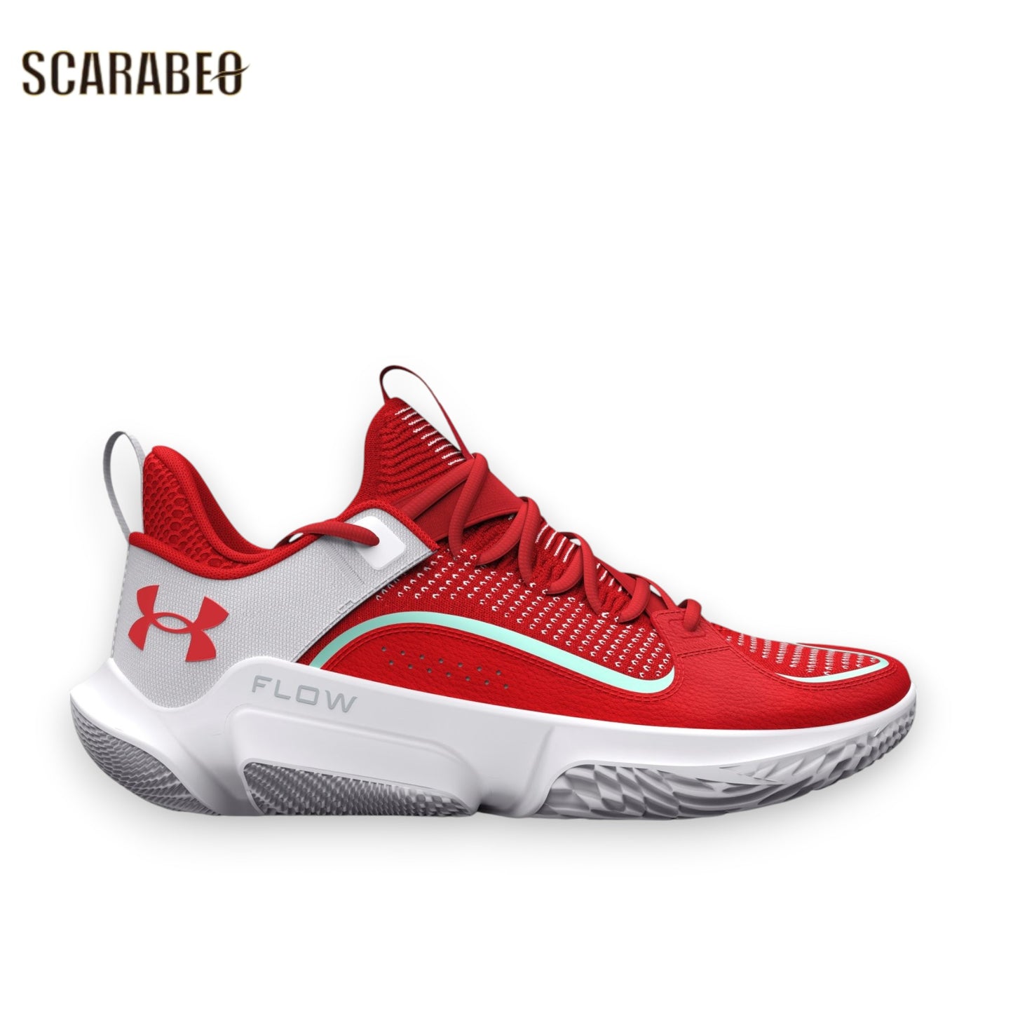 アンダーアーマー UAフロー フューチャーX 3 レッド ホワイト UNDER ARMOUR バスケットシューズ バッシュ メンズ レディース ユニセックス FLOW 3026630-600